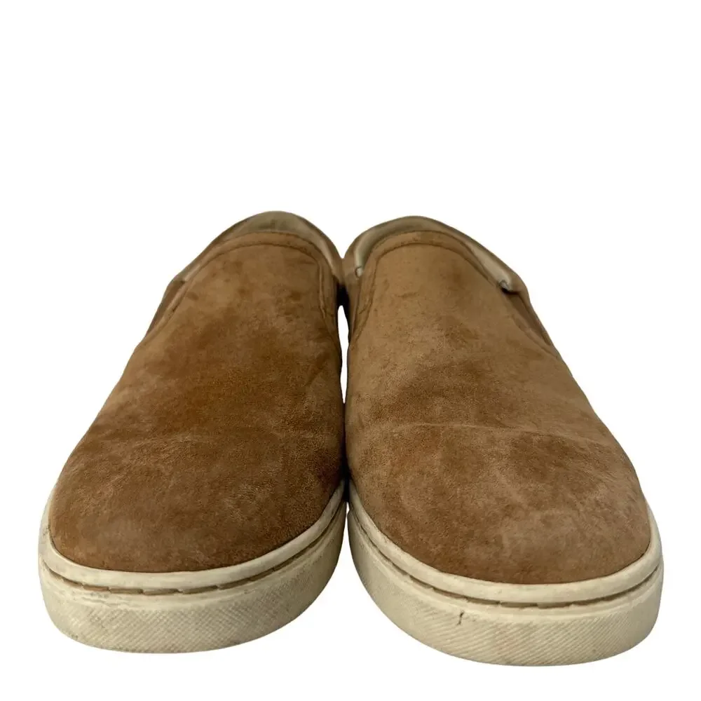 UGG Fierce‎ Slip On Shoes Sneakers Flats Round Toe Suede Chestnut Womens Size 8